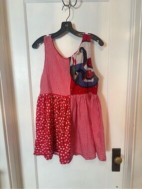 Handmade Patchwork Play Dress- Vintage Goose Cottagecore